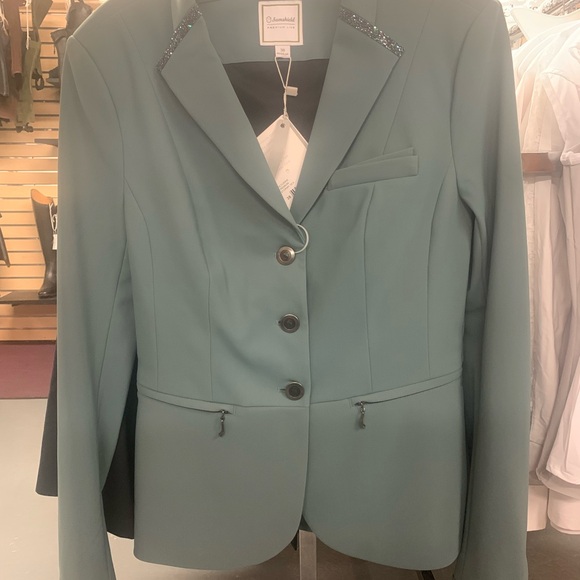 Samshield Victorine Premium Show Jacket- Stormy Sea - Picture 1 of 4